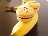 Recette Macarons banana split