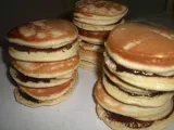 Recette Petites crepes a la pate a tartiner facon pancakes