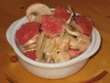 Recette Salade champignon / pamplemousse