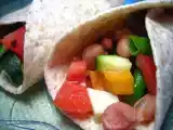 Recette Tortillas garnies de légumineuses et fromage de chèvre