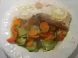 Recette Papillote de saumon aux petits légumes