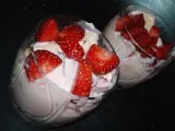 Recette Biscuits à la cuiller pour charlotte fraises/litchees transformée en trifle girlie
