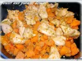 Recette Blanc de poulet sauce mandarine et patates douces