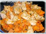 Recette Blanc de poulet sauce mandarine et patates douces