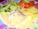 Recette Truite et ses légumes sauce échalotte safranée