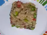 Recette Risotto aux fèves, champignons et chorizo (7 points)