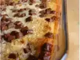 Recette Tarte ratee = flan bananes/coco/chocolat reussi !
