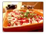 Recette Une salade de noël ultra light + un truc pour égrener les grenades fastoche