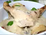 Recette Poularde a la creme de truffes et vin de tokay