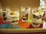 Recette Verrines au carré frais, tomates séchées et fruits secs