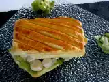 Recette Feuilletés de saint-jacques sur lit de poireaux