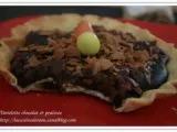 Recette Tartelette au chocolat & pralinée aux crêpes dentelles