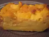 Recette Flaugnarde amandine aux poires caramélisées