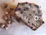 Recette Cake rustique à la farine de chataîgne, aux noisettes et aux pépites de chocolat