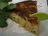 Recette Quiche sans pâte au poulet et au curry