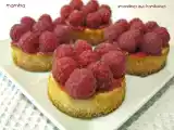 Recette Tartelettes amandines aux framboises... merci christophe michalak