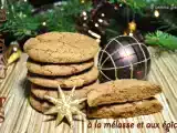 Recette Biscuits à la mélasse et aux épices