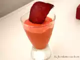 Recette Verrines de poivron rouge et coppa