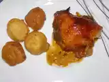 Recette Poulet au miel et pommes dauphines deuxieme round