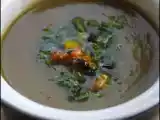Recette Potage de poireau & carottes de trois couleurs
