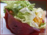 Recette Coupelle de salade ... comestible