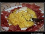 Recette Risotto au safran et pecorino, copeaux de speck