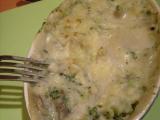 Recette Petit gratin léger poisson-brocolis-champignons