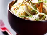 Recette Salade de chou, carottes et poulet(chine)