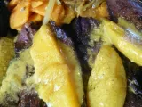 Recette Canard aux mangues et patates douces épicées + prix