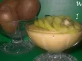 Recette Crème dessert au kiwi
