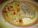 Recette Blanc de dinde au curry et son riz