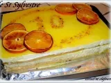 Recette Le st sylvestre (entremet nougat/orange ) recette du m-o-f : norbert vannier