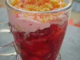 Recette Verrine de fraises citronnées et sa mousse de ricotta biscuitée