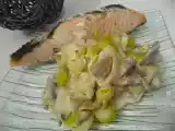 Recette Fondue de poireaux & champignons