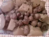 Recette Poulet avec pommes de terre et champignons au curry