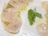 Recette Carpaccio de saint-jacques aux deux marinades