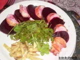 Recette Salade de langouste et betterave