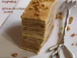 Recette Gâteau de crêpes ou millefeuille praliné