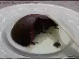 Recette Dôme fondant et sauce chocolat blanc