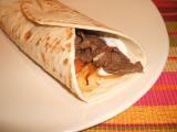 Recette Wraps de boeuf mariné au tzatziki