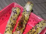 Recette Cigares en feuilles de bricks, au saumon fumé et graines de sésame noir