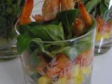 Recette Verrine avocat, mangue et crevette