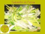 Recette Les tagliatelles de poireau