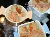 Recette Cassolettes de st jacques et saumon fumé au cognac