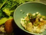 Recette Wok de poisson et légumes au curry vert et à la badiane