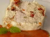 Recette Terrine légère de poulet aux tomates confites et basilic