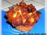Recette Muffin facon tarte tatin caramel à la fleur de sel