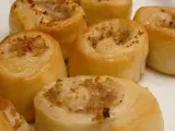 Recette Bouchées de bretzel jambon cheddar