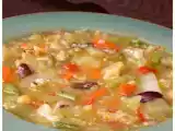 Recette Soupe au chou, au riz et aux haricots