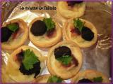 Recette Tartelette de boudin noir aux pommes et confit d'oignon